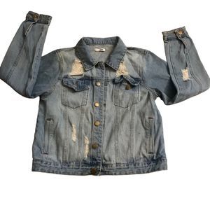 Women’s Fashion Nova Distressed Jacket Size XL